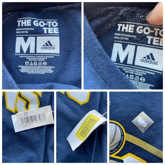 Adidas NBA Basketball Cleveland Cavs T-Shirt 2016 Champions Blue Size Medium NWT - Picture 4 of 5